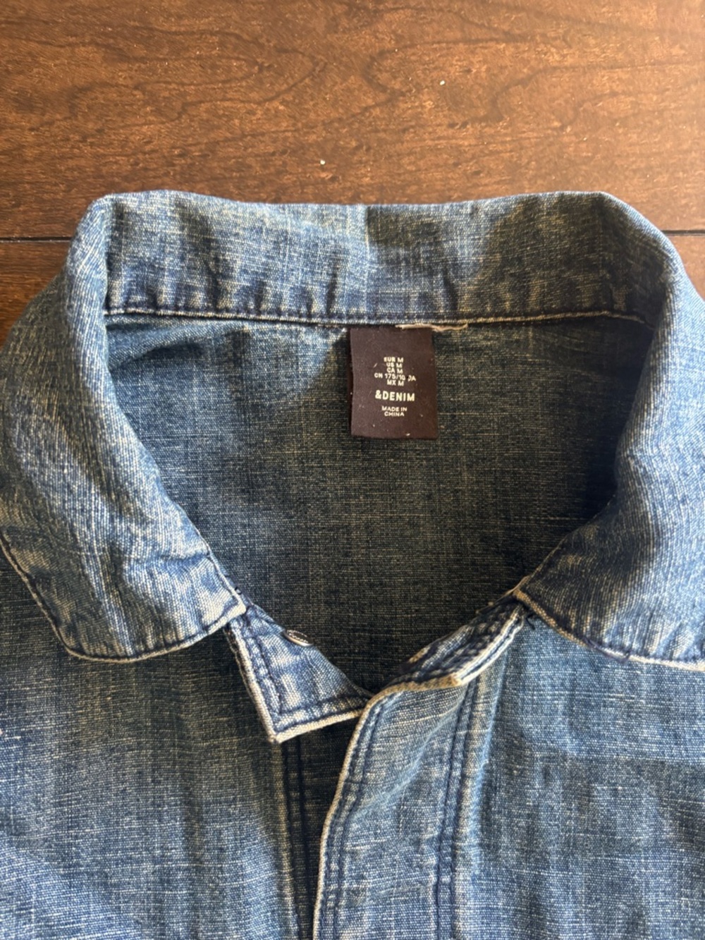 French Chore Denim Work Jacket - Men's Casual Coat - Picture 3 of 4